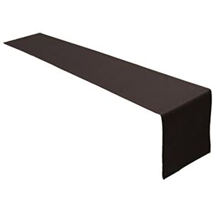 Lemos Home Table Runner Table Linen Made from 100% Cotton Collection Concept, Choice of Colours and Sizes (Table Runner 40 x 200 cm, Chocolate) Lemos Home Table Runner Table Linen Made from 100% Cotton Collection Concept, Choice of Colours and Sizes (Table Runner 40 x 200 cm, Chocolate)