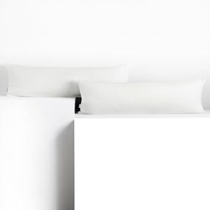 DecoKing 2 Pillowcases 20 x 145 cm Jersey 100% Combed Cotton Zip White Amber DecoKing 2 Pillowcases 20 x 145 cm Jersey 100% Combed Cotton Zip White Amber