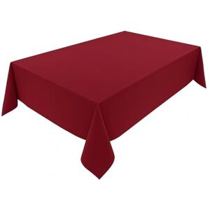 Lemos Home Premium Minimate Fabric Tablecloth Modern Smooth Wide Hem Non Iron Durable Washable Tumble Dry Kitchen Living Room Choice of Size and Colour (Wine Red, 140 x 260) Lemos Home Premium Minimate Fabric Tablecloth Modern Smooth Wide Hem Non Iron Durable Washable Tumble Dry Kitchen Living Room Choice of Size and Colour (Wine Red, 140 x 260)