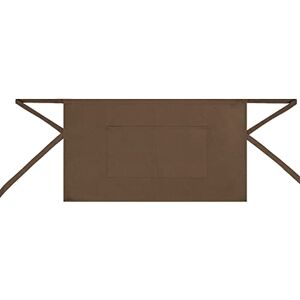 MISEMIYA Apron Bz-10-860 Short APPRON with Pocket 40mmx70mm, Brown, (Pack of 10) MISEMIYA Apron Bz-10-860 Short APPRON with Pocket 40mmx70mm, Brown, (Pack of 10)
