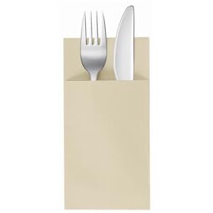 VelaHub Soft Point 50 Cutlery Napkins, High-Quality Disposable Napkins, 39 x 38 cm, Champagne VelaHub Soft Point 50 Cutlery Napkins, High-Quality Disposable Napkins, 39 x 38 cm, Champagne