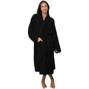 GC GAVENO CAVAILIA Terry Bathrobe Men Women Shawl Collar Flannel Bath Robes for Men Ladies Terry Towelling Dressing Gowns Womens Black Bath Robe Spa Hotel Nightwear GC GAVENO CAVAILIA Terry Bathrobe Men Women Shawl Collar Flannel Bath Robes for Men Ladies Terry Towelling Dressing Gowns Womens Black Bath Robe Spa Hotel Nightwear
