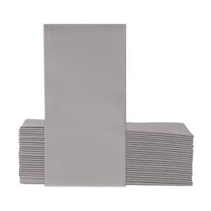 VelaHub Soft Point 50 Napkins, 1/8 Fold, High-Quality Disposable Napkins, 39 x 38 cm, Grey VelaHub Soft Point 50 Napkins, 1/8 Fold, High-Quality Disposable Napkins, 39 x 38 cm, Grey
