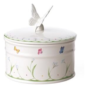 Villeroy & Boch Colourful Spring Tin, 16 cm, Porcelain, White/Coloured Villeroy & Boch Colourful Spring Tin, 16 cm, Porcelain, White/Coloured
