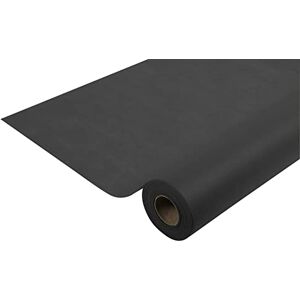 Cogir Disposable spun bound non-woven tablecloth Roll 10 M long X 1.20 M wide Tear-proof, water-repellent and wipe able material Black Cogir Disposable spun bound non-woven tablecloth Roll 10 M long X 1.20 M wide Tear-proof, water-repellent and wipe able material Black