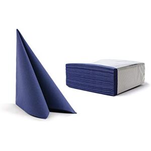 Alvotex CHIC Airlaid 50 Napkins, Fabric-Like, , Disposable Napkins, Dark Blue, 40 x 40 cm Alvotex CHIC Airlaid 50 Napkins, Fabric-Like, , Disposable Napkins, Dark Blue, 40 x 40 cm