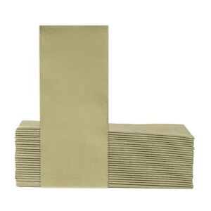 VelaHub Soft Point 50 Napkins, 1/8 Fold, High-Quality Disposable Napkin, 32 x 38 cm, Pistachio VelaHub Soft Point 50 Napkins, 1/8 Fold, High-Quality Disposable Napkin, 32 x 38 cm, Pistachio
