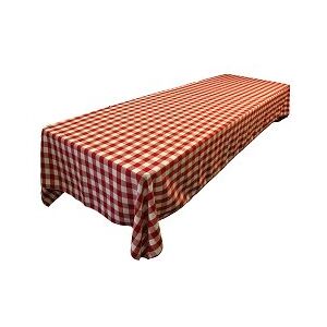 LA Linen Polyester GINGHAM Checkered Rectangular Tablecloth, 60 x 144-Inch LA Linen Polyester GINGHAM Checkered Rectangular Tablecloth, 60 x 144-Inch