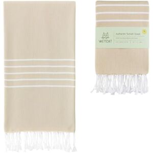 WETCAT Turkish Beach Towel Oversized (38"x71") 100% Turkish Cotton, Made in Turkey Sand Free, Extra Large, Ultra Soft, Quick Drying, Compact & Lightweight for Travel Sand WETCAT Turkish Beach Towel Oversized (38"x71") 100% Turkish Cotton, Made in Turkey Sand Free, Extra Large, Ultra Soft, Quick Drying, Compact & Lightweight for Travel Sand