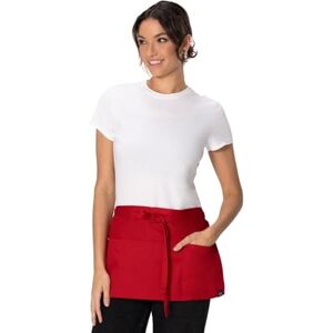 Chef Works Unisex Waitress Apron, Red, One Size Chef Works Unisex Waitress Apron, Red, One Size