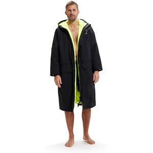 Speedo Unisex-Adult Swim Robe Open Water Swimming Drying Robe Towelling Properties Poncho, Black/Yellow, XXL Speedo Unisex-Adult Swim Robe Open Water Swimming Drying Robe Towelling Properties Poncho, Black/Yellow, XXL