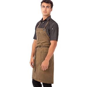 Chef Works Dorset Bib Apron, Golden Brown, One Size Chef Works Dorset Bib Apron, Golden Brown, One Size