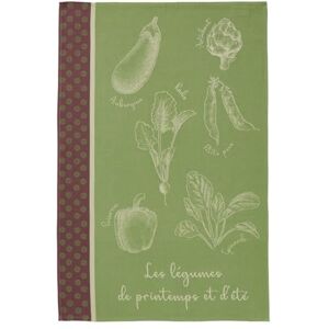 Coucke Spring Vegetable Garden Cotton Tea Towel - Tea Towel Coucke Spring Vegetable Garden Cotton Tea Towel - Tea Towel