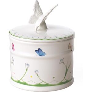 Villeroy & Boch Colourful Spring Tin, 14 cm, Porcelain, White/Coloured Villeroy & Boch Colourful Spring Tin, 14 cm, Porcelain, White/Coloured