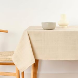 BL BELUM BELUM Stain Resistant Tablecloth Size 250 x 140 cm Extra Soft Touch Tablecloth Medium Beige Tablecloth 100% Made in Spain Fabric 100% Organic Cotton Plain Model Tablecloth BL BELUM BELUM Stain Resistant Tablecloth Size 250 x 140 cm Extra Soft Touch Tablecloth Medium Beige Tablecloth 100% Made in Spain Fabric 100% Organic Cotton Plain Model Tablecloth