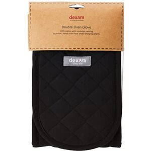 Dexam Love Colour Double Oven Glove - Black Dexam Love Colour Double Oven Glove - Black