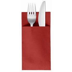 VelaHub Soft Point 50 Cutlery Napkins, Disposable Napkins, 39 x 38 cm, Burgundy VelaHub Soft Point 50 Cutlery Napkins, Disposable Napkins, 39 x 38 cm, Burgundy