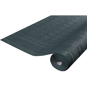 Pro Nappe Damask paper disposable tablecloth in roll 6 M long X 1.18 M wide Damask paper with a chic and classic universal pattern Box of 12 rolls Anthracite (bright) Pro Nappe Damask paper disposable tablecloth in roll 6 M long X 1.18 M wide Damask paper with a chic and classic universal pattern Box of 12 rolls Anthracite (bright)