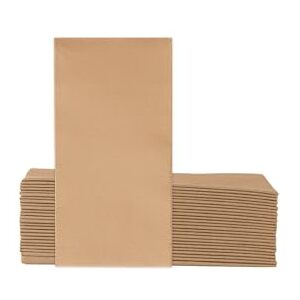 VelaHub Soft Point 50 Napkins - 39x38cm, Natural Brown VelaHub Soft Point 50 Napkins - 39x38cm, Natural Brown