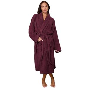 GC GAVENO CAVAILIA Terry Bathrobe Men Women Shawl Collar Flannel Bath Robes for Men Ladies Terry Towelling Dressing Gowns Womens Bath Robe Spa Hotel Nightwear, Burgundy GC GAVENO CAVAILIA Terry Bathrobe Men Women Shawl Collar Flannel Bath Robes for Men Ladies Terry Towelling Dressing Gowns Womens Bath Robe Spa Hotel Nightwear, Burgundy