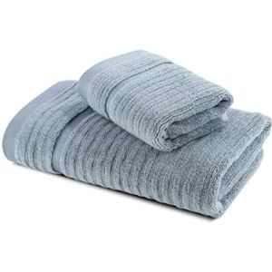 Caleffi Blue Cotton Stripe Guest Towel - Bath Accessory Caleffi Blue Cotton Stripe Guest Towel - Bath Accessory