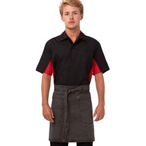 Chef Works AHWAQ014-PEW-0 Dorset Antique Half Bistro Apron, Grey Chef Works AHWAQ014-PEW-0 Dorset Antique Half Bistro Apron, Grey