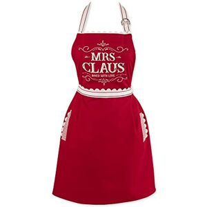 DII Women's Christmas Kitchen Apron Adult Size, Cooking, Baking or Crafting, Adjustable with Large Pockets, One Size, Mrs. Claus DII Women's Christmas Kitchen Apron Adult Size, Cooking, Baking or Crafting, Adjustable with Large Pockets, One Size, Mrs. Claus