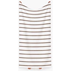 Komfortec Beach Towel 100 x 180 cm, Cotton, Large Bath Towel with Striped Design, Soft and Absorbent, Ideal for Beach, Pool and Holidays (Beige) Komfortec Beach Towel 100 x 180 cm, Cotton, Large Bath Towel with Striped Design, Soft and Absorbent, Ideal for Beach, Pool and Holidays (Beige)