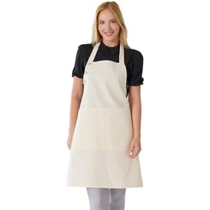 TOSHE Kitchen Apron Waterdrop Resistant Cotton Apron with adjustable Aprons for Women with Pockets 10 Color option Cooking Cream Apron (Cream) TOSHE Kitchen Apron Waterdrop Resistant Cotton Apron with adjustable Aprons for Women with Pockets 10 Color option Cooking Cream Apron (Cream)