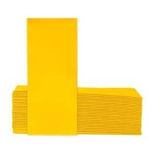 VelaHub Soft Point 50 Napkins, 1/8 Fold, High-Quality Disposable Napkins, 32 x 38 cm, Yellow VelaHub Soft Point 50 Napkins, 1/8 Fold, High-Quality Disposable Napkins, 32 x 38 cm, Yellow