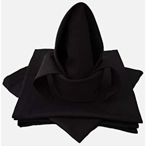 Lemos Home Cotton Fabric Napkin 45 x 45 cm Napkin Pack of 4 (Black) Lemos Home Cotton Fabric Napkin 45 x 45 cm Napkin Pack of 4 (Black)