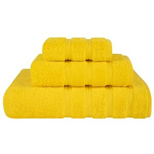 American Soft Linen Premium 3 Piece Towel Set, 1 Bath Towel 1 Hand Towel 1 Washcloth, 100% Cotton Turkish Towels for Bathroom, Yellow Towel Set American Soft Linen Premium 3 Piece Towel Set, 1 Bath Towel 1 Hand Towel 1 Washcloth, 100% Cotton Turkish Towels for Bathroom, Yellow Towel Set