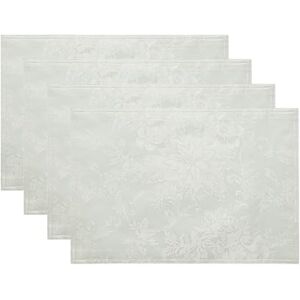Elrene Jacquard Holiday Fabric Placemats Set of 4 - Tableware Elrene Jacquard Holiday Fabric Placemats Set of 4 - Tableware