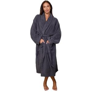 GC GAVENO CAVAILIA Terry Bathrobe Men Women Shawl Collar Flannel Bath Robes for Men Ladies Terry Towelling Dressing Gowns Womens Bath Robe Spa Hotel Nightwear, Charcoal GC GAVENO CAVAILIA Terry Bathrobe Men Women Shawl Collar Flannel Bath Robes for Men Ladies Terry Towelling Dressing Gowns Womens Bath Robe Spa Hotel Nightwear, Charcoal