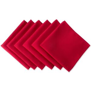 DII 100% Spun Polyester Table Top Collection, Napkins, 18x18, Red, 6 Piece DII 100% Spun Polyester Table Top Collection, Napkins, 18x18, Red, 6 Piece