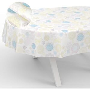 ANRO Oilcloth Tablecloth Washable Oilcloth Garden Tablecloth Outdoor Indoor Oval 200 x 140 cm Cut Edge Lace ANRO Oilcloth Tablecloth Washable Oilcloth Garden Tablecloth Outdoor Indoor Oval 200 x 140 cm Cut Edge Lace