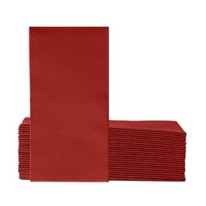 VelaHub Burgundy Soft Point 50 Napkins - Disposable, 39x38 cm VelaHub Burgundy Soft Point 50 Napkins - Disposable, 39x38 cm