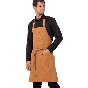 Chef Works Unisex Rockford Bib Apron, Nutmeg, One Size Chef Works Unisex Rockford Bib Apron, Nutmeg, One Size