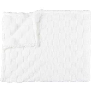 HOME DECO FACTORY , TX0237, White and Beige Checked Flannel Blanket, Ideal for the Sofa or Bed, Soft and Elegant, Easy to Maintain, Dimensions 120 x 150 cm, White and Beige Colour HOME DECO FACTORY , TX0237, White and Beige Checked Flannel Blanket, Ideal for the Sofa or Bed, Soft and Elegant, Easy to Maintain, Dimensions 120 x 150 cm, White and Beige Colour