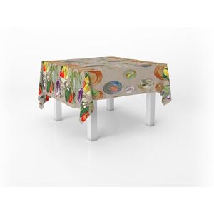 Italian Bed Linen Tablecloth Digital Print Stain Resistant - tablecloth Italian Bed Linen Tablecloth Digital Print Stain Resistant - tablecloth