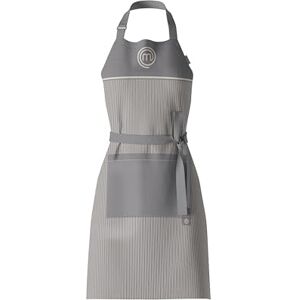 MasterChef Cooking Apron Men & Women, 100% Cotton Kitchen Apron, Perfect for Men, Baking Apron with Adjustable Strap, Official M Logo, One Size, Grey MasterChef Cooking Apron Men & Women, 100% Cotton Kitchen Apron, Perfect for Men, Baking Apron with Adjustable Strap, Official M Logo, One Size, Grey