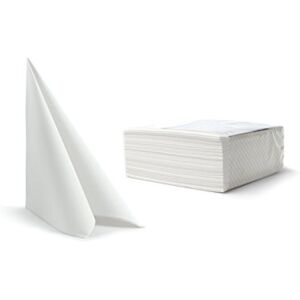 Alvotex Chic Airlaid 50 Napkins, Fabric-Like, Disposable Napkin, White, 40 x 40 cm Alvotex Chic Airlaid 50 Napkins, Fabric-Like, Disposable Napkin, White, 40 x 40 cm