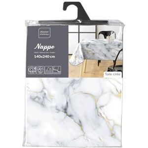 Douceur d'Intérieur , Rectangular Tablecloth (140 x 240 cm) Marquina PVC Printed Metallic Douceur d'Intérieur , Rectangular Tablecloth (140 x 240 cm) Marquina PVC Printed Metallic
