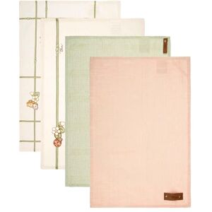 THUN Set of 4 Tea Towels with Wooden Box, 100% Cotton, Country Bloom Collection, Box 40 x 60 cm, Tea Towel 60 x 100 cm THUN Set of 4 Tea Towels with Wooden Box, 100% Cotton, Country Bloom Collection, Box 40 x 60 cm, Tea Towel 60 x 100 cm