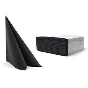 Alvotex Model: Chic Airlaid Napkins - 50 pcs - Black Alvotex Model: Chic Airlaid Napkins - 50 pcs - Black
