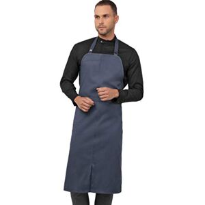 Chef Works Brio Chef's Bib Apron, Blue, One Size Chef Works Brio Chef's Bib Apron, Blue, One Size