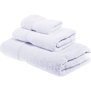 Superior Egyptian Cotton Pile 3 Piece Towel Set, Includes 1 Bath, 1 Hand, 1 Face Towel/Washcloth, Ultra Soft Luxury Towels, Thick Plush Essentials, Guest Bath, Spa, Hotel Bathroom, White Superior Egyptian Cotton Pile 3 Piece Towel Set, Includes 1 Bath, 1 Hand, 1 Face Towel/Washcloth, Ultra Soft Luxury Towels, Thick Plush Essentials, Guest Bath, Spa, Hotel Bathroom, White