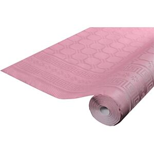 Pro Nappe Disposable tablecloth damask paper in roll 6 M long X 1.18 M wide Damask paper with a chic and classic universal pattern Box of 12 rolls Powder pink Pro Nappe Disposable tablecloth damask paper in roll 6 M long X 1.18 M wide Damask paper with a chic and classic universal pattern Box of 12 rolls Powder pink