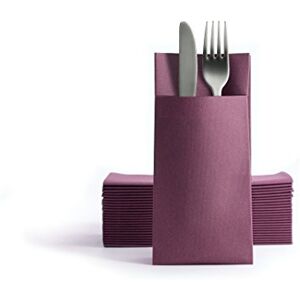 Alvotex Airlaid Cutlery Napkins 39 x 40 cm 50/1 PLUM (662) Alvotex Airlaid Cutlery Napkins 39 x 40 cm 50/1 PLUM (662)