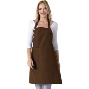 TOSHE Kitchen Apron Waterdrop Resistant Cotton Apron with adjustable Aprons for Women with Pockets 12 Color option Cooking Brown Apron (Brown) TOSHE Kitchen Apron Waterdrop Resistant Cotton Apron with adjustable Aprons for Women with Pockets 12 Color option Cooking Brown Apron (Brown)